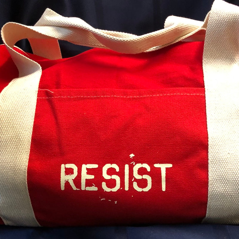 Resist Red Duffel Bag