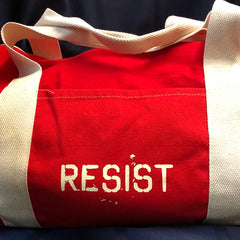 Resist Red Duffel Bag