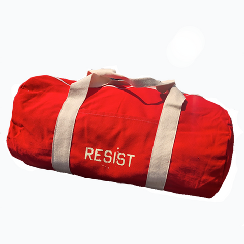 Resist Red Duffel Bag