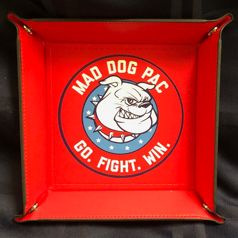 Mad Dog Red Valet Tray