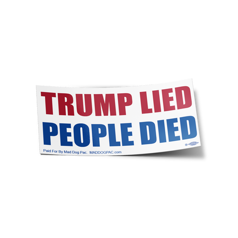 Trump Lied Sticker 20-Pack