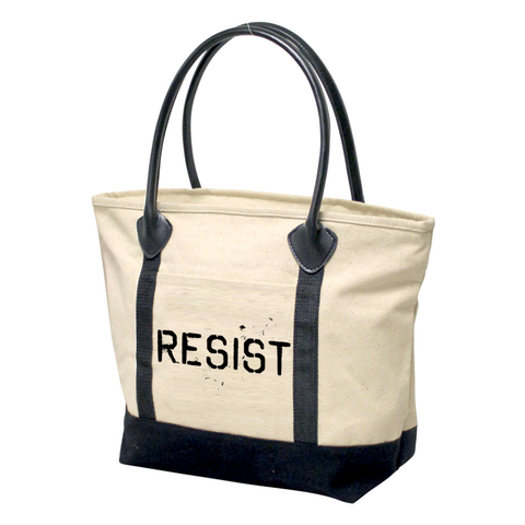 Resist Cotton Boat Tote