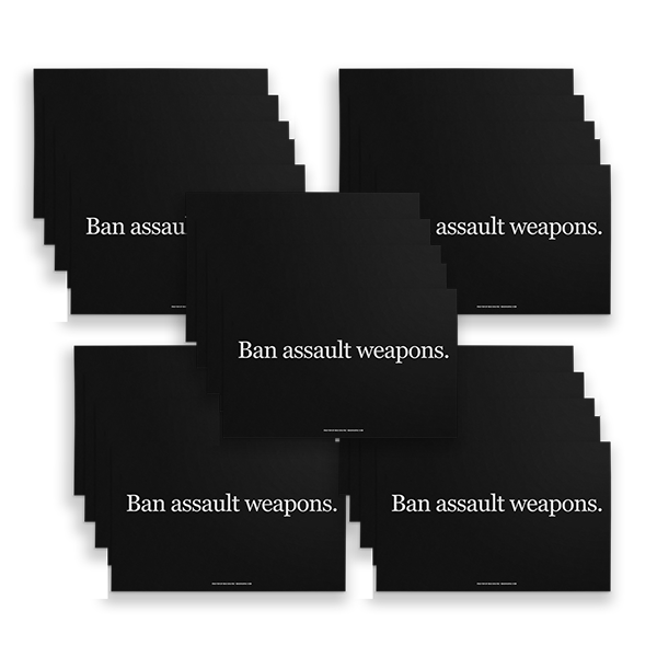 Ban Assault Weapons Sign Pack