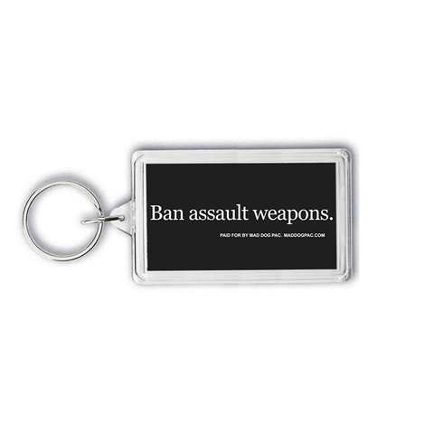 Ban Assault Weapons Key Tag
