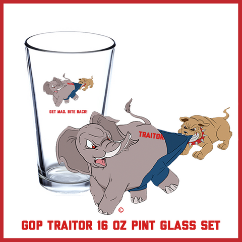 GOP Traitor Pint Glass Set
