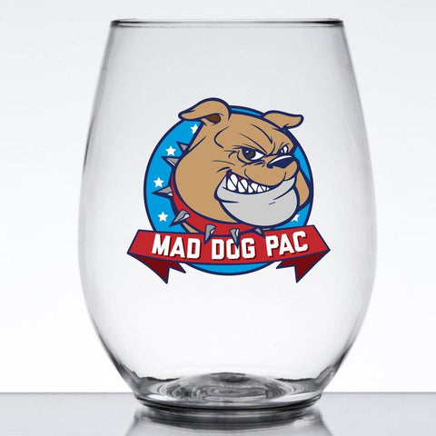 Mad Dog Wine Glass Set