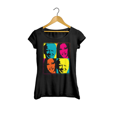 Ladies Biden-Harris Warhol T-Shirt