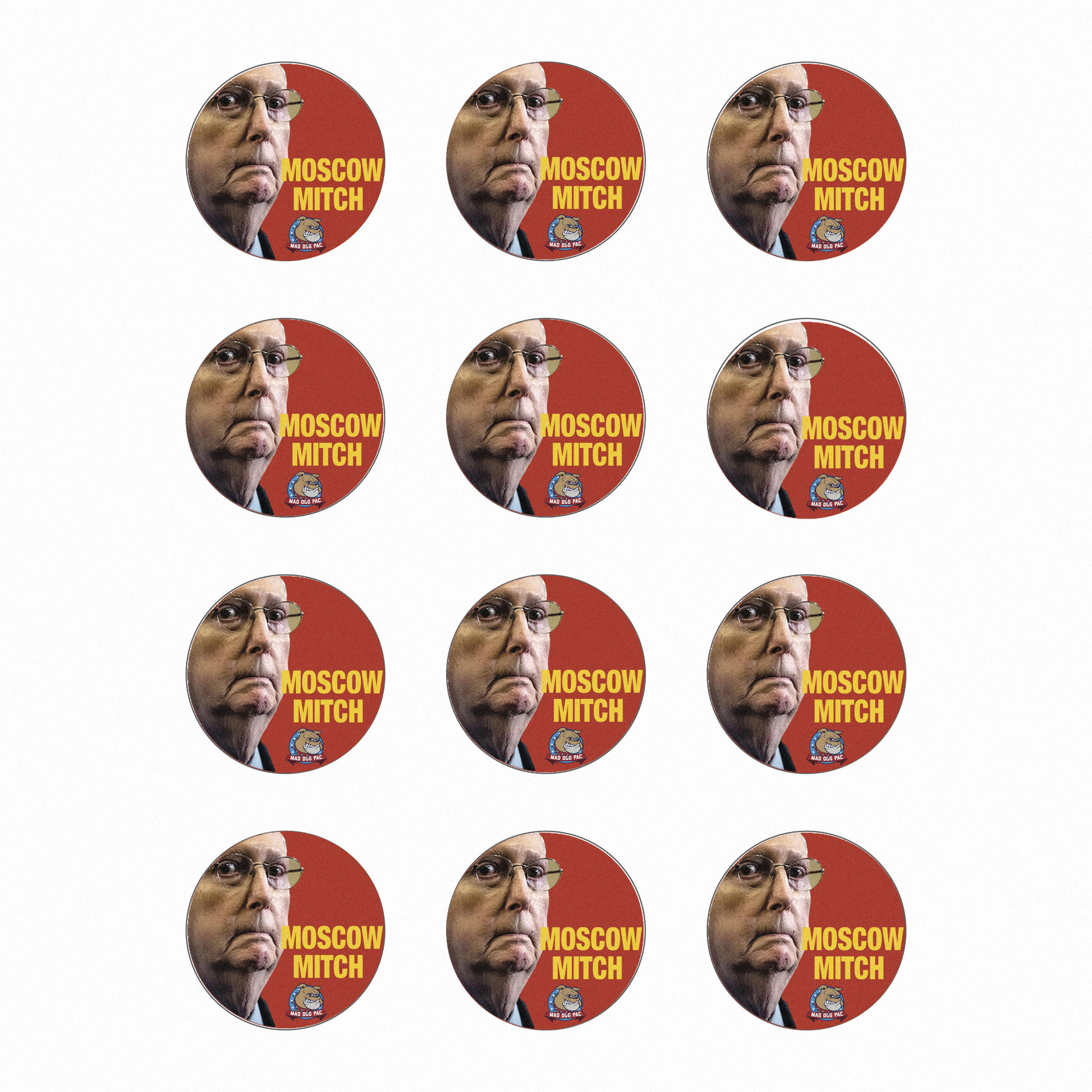 Moscow Mitch Sticker Sheet - Free Download!